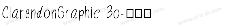 ClarendonGraphic Bo字体转换